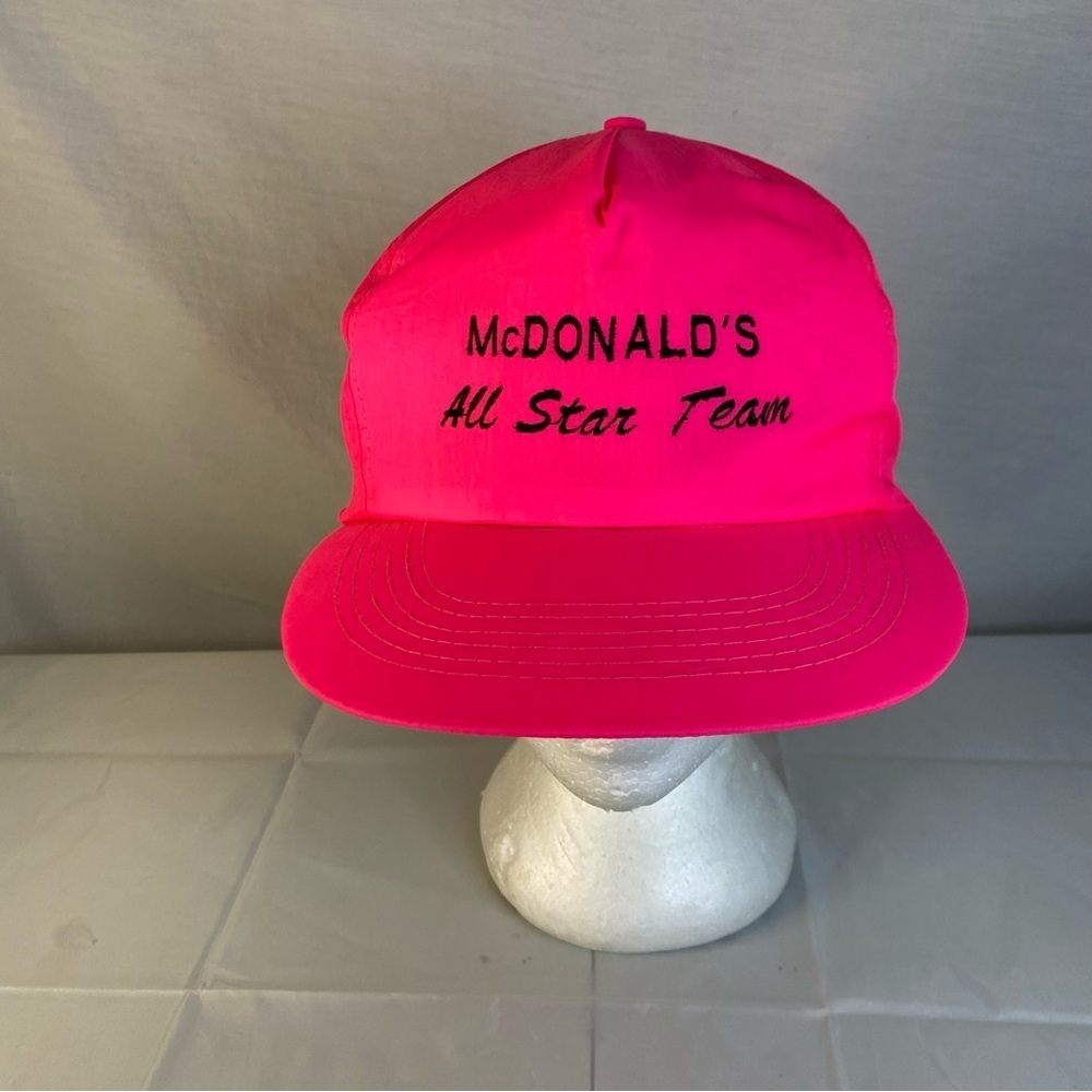 Vibrant Pink McDonald's Cap